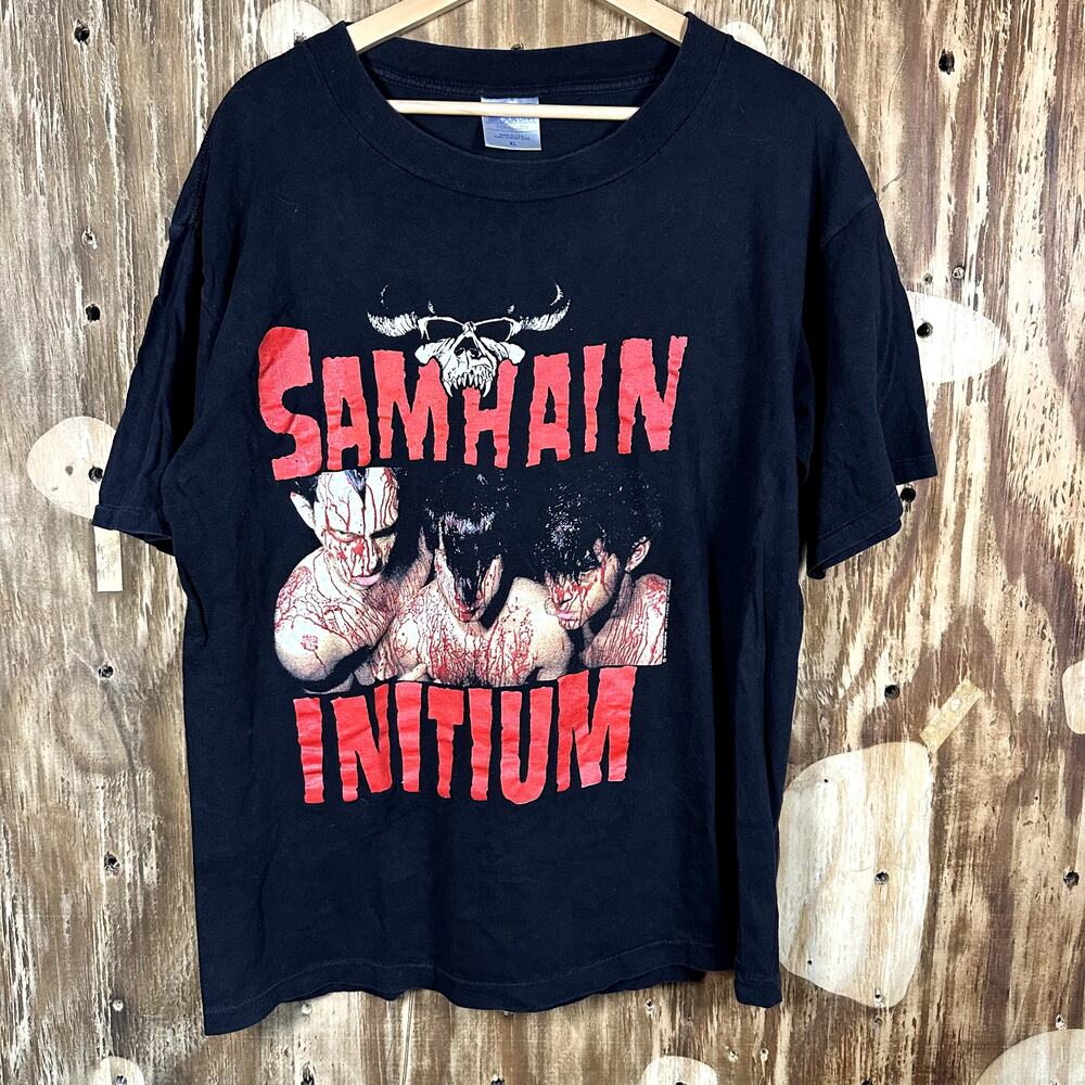 Samhain Initium Danzig Band Shirt 1990 XL Brockum 22x27